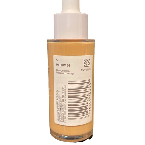 Neutrogena Healthy Skin Sensitive Skin Serum Foundation Medium 01 - Picture 2 of 2